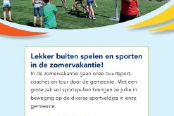 Afbeelding over: Buurtsport in de zomervakantie